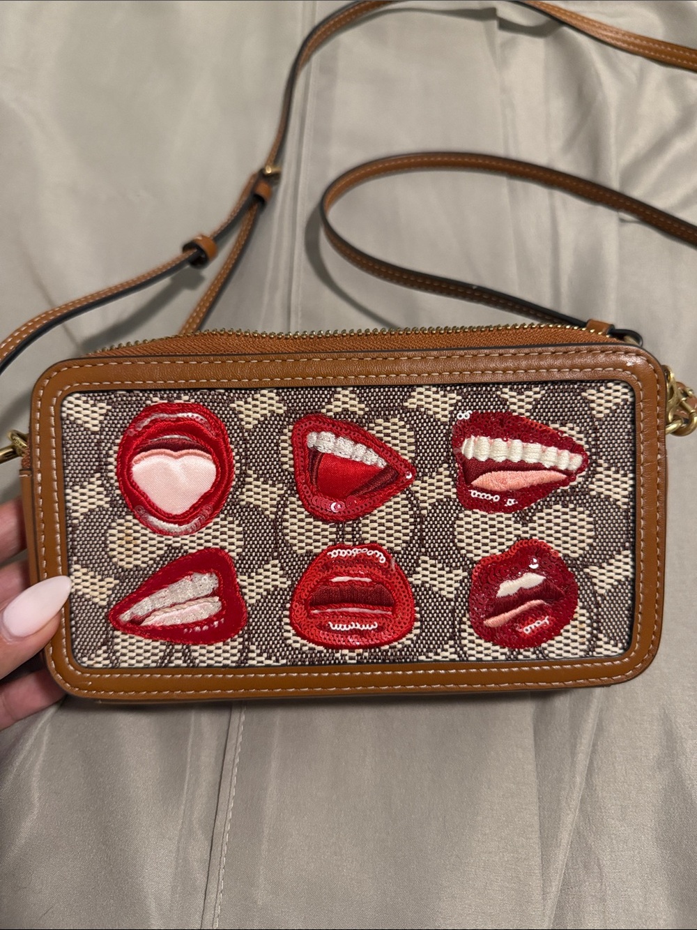Coach X Tom Wesselmann Kira Crossbody In Signature Textile Jacquard - Picture 2 of 4